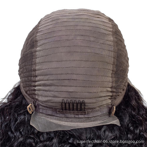 New Arrival Human Hair13*4 Lace Frontal Wig Water Wave Pre-plucked Wig For Black Women Lace Wigs